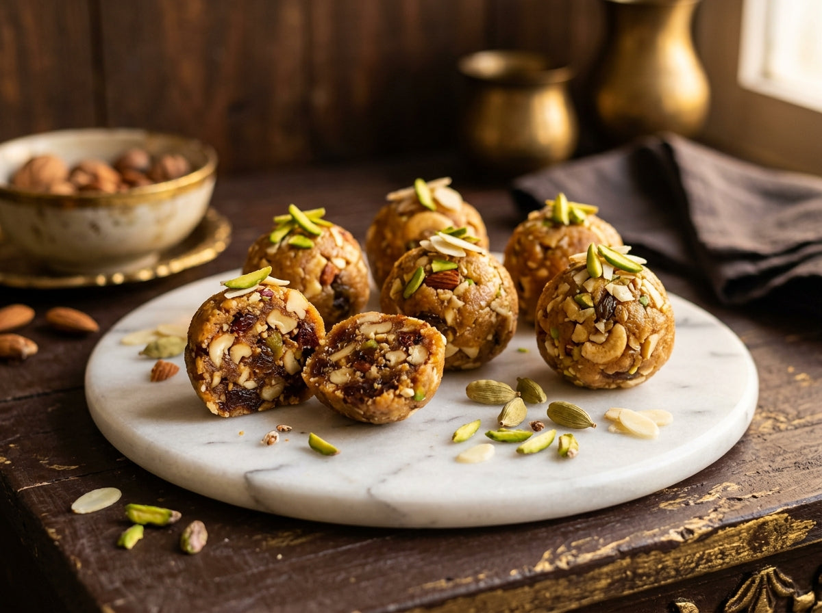 Dry Fruit Ladoo Recipe: No-Ghee Diwali Sweet