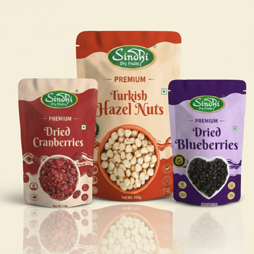 Premium Nutri-Berry Shot – dried cranberries, blueberries & hazelnuts, front of pack