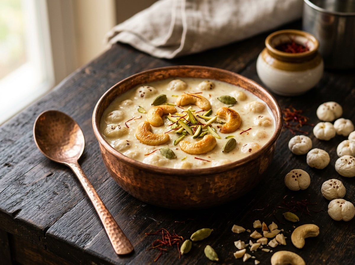 Makhana Kheer Recipe: Creamy Shravan Fasting Sweet