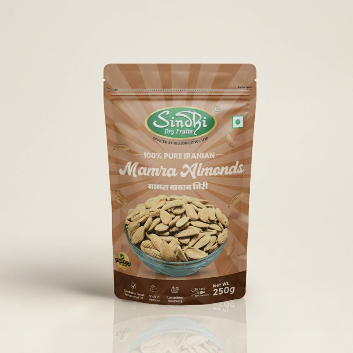 बादाम मामरा, 100% शुद्ध ईरानी किस्म, प्रीमियम पैक