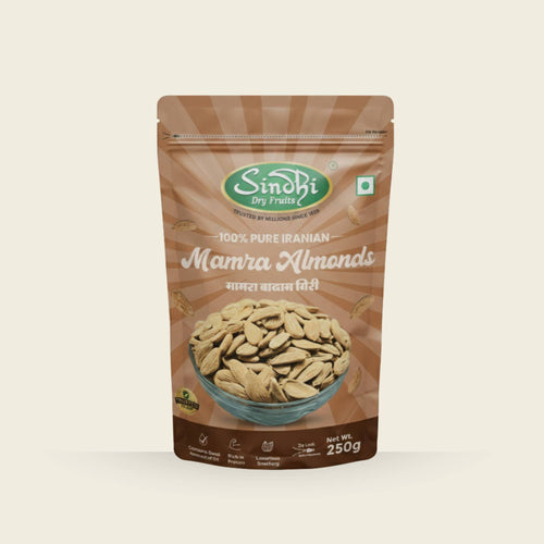 Premium Mamra Badam pack – crunchy Iranian almonds, light and vitamin E rich