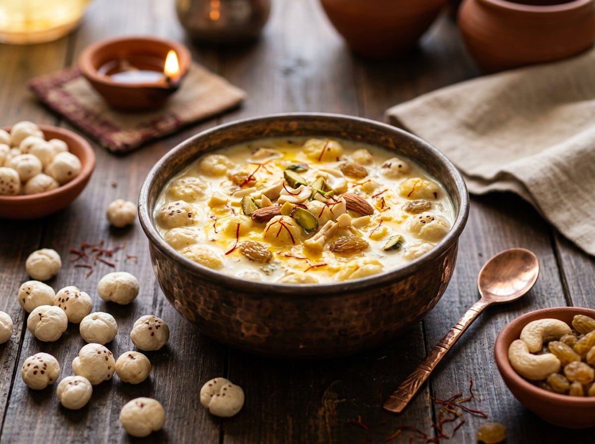 3 Navratri Makhana Recipes: Vrat-Friendly & Nourishing