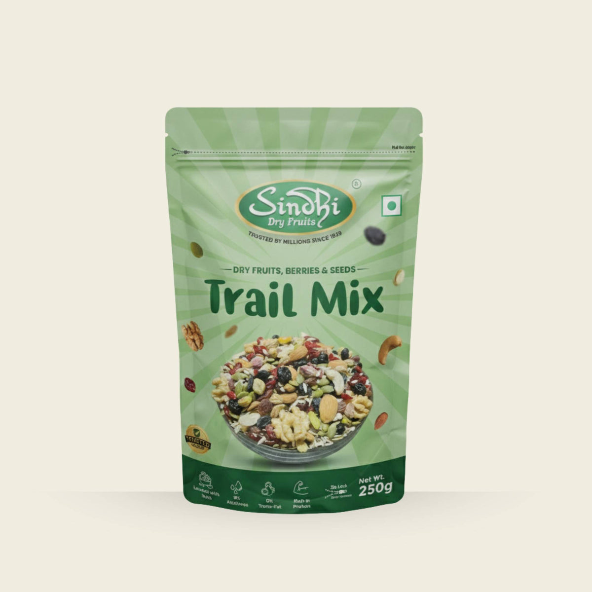 Trail Mix Containing Dry Fruits Seeds & Berries Premium Pack