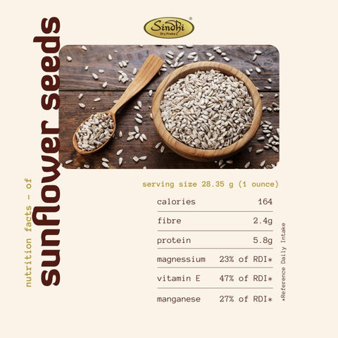 Get your daily dose of nutrients with our sunflower seeds.