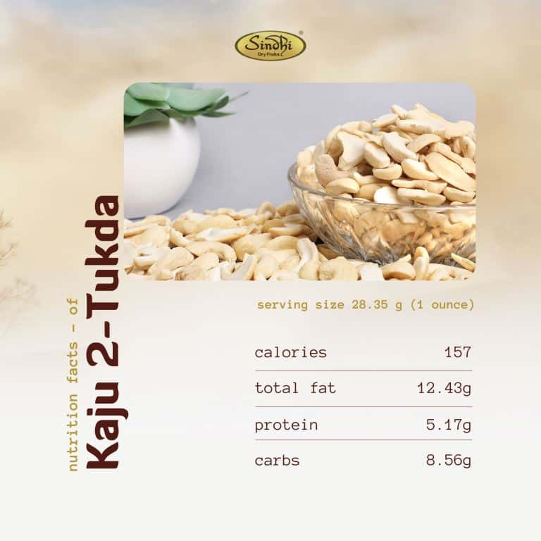 Sindhi Dry Fruits - cashew 2p