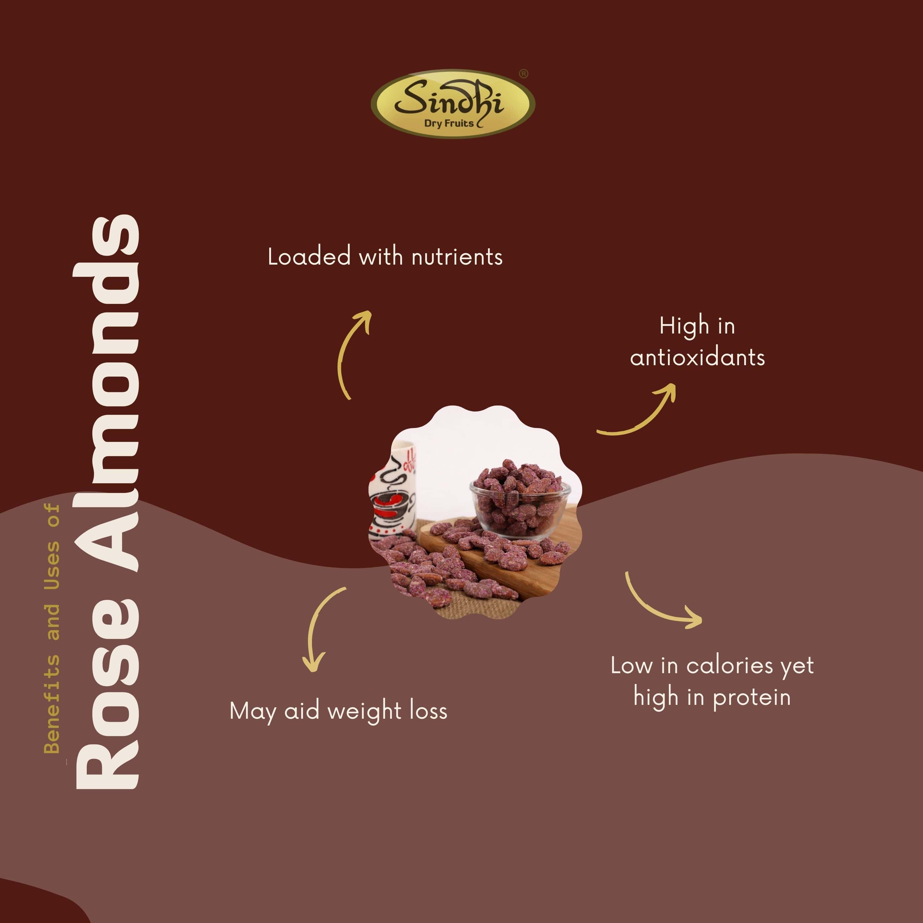 Rose Almond - High-quality dry fruits online at Sindhi Dry Fruits