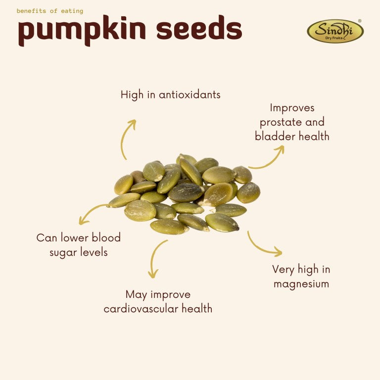 Buy Pumpkin Seeds Online - Premium Quality Dry Fruits at Sindhi Dry Fruits