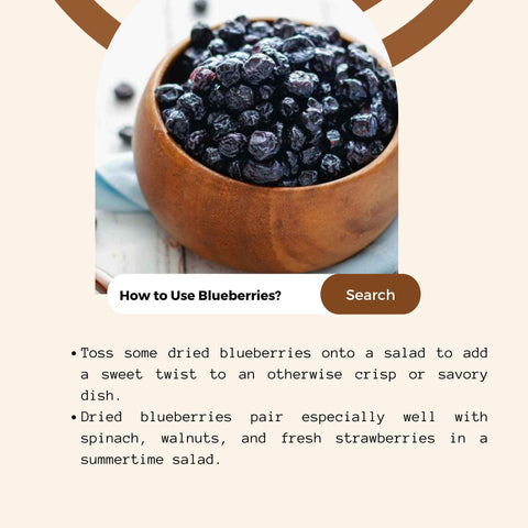 Healthy Dehydrated Blueberries for Fitness Lovers
