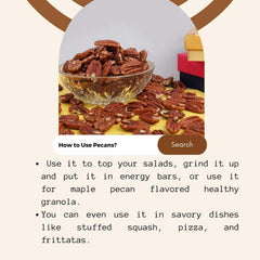 Enjoy the Rich Taste of Pacans - Premium Quality from Sindhi Dry Fruits