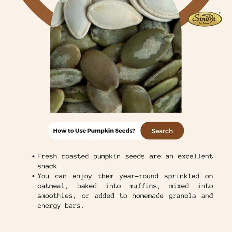 Get Nutritious Pumpkin Seeds - Shop at Sindhi Dry Fruits Online