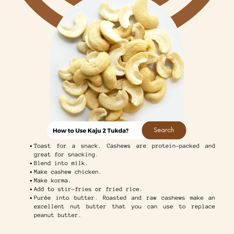 Fresh and crunchy cashew 2p