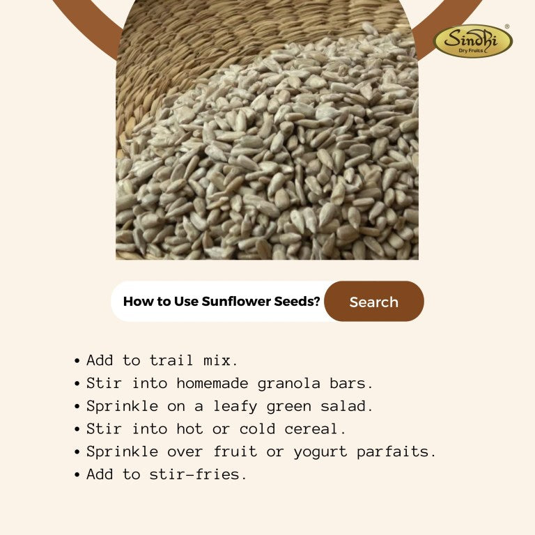 Delicious and nutritious sunflower seeds online.