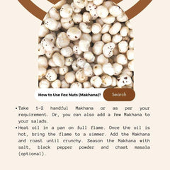 Dry fox nuts online for snacking