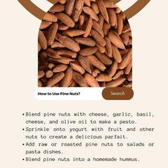 Chilgoja Sabut - A crunchy and healthy snack from Sindhi Dry Fruits