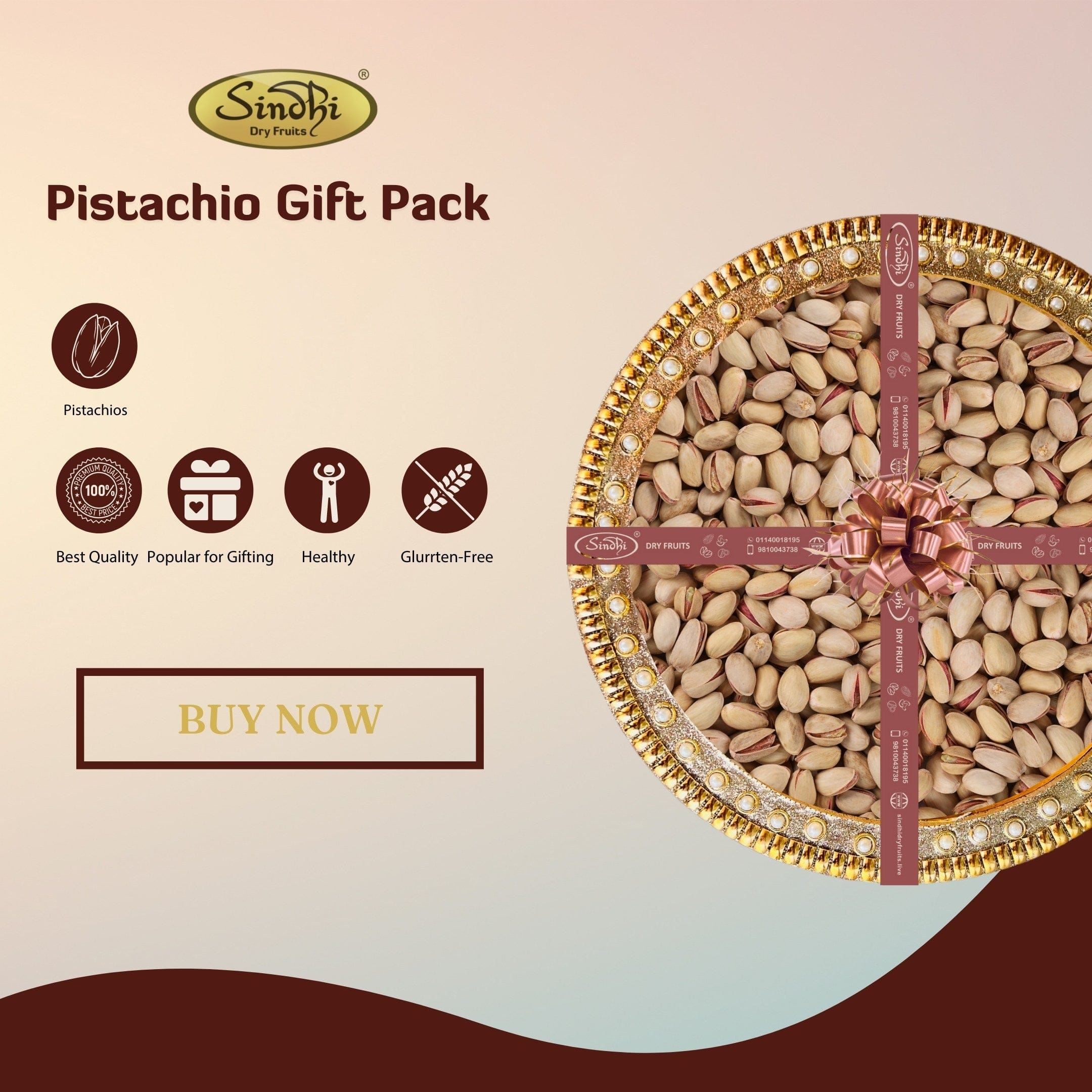 Gift Pack Containing Pistachios - Sindhi Dry Fruits