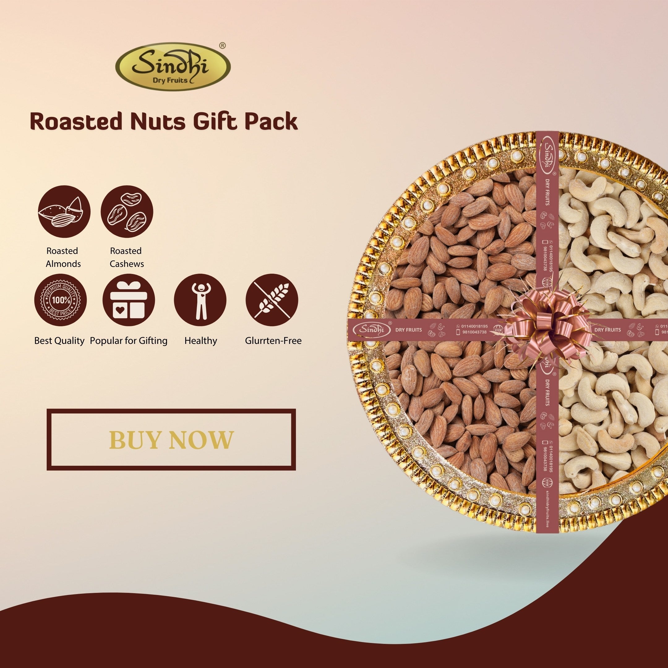 Premium Quality Roasted Almonds and Cashews