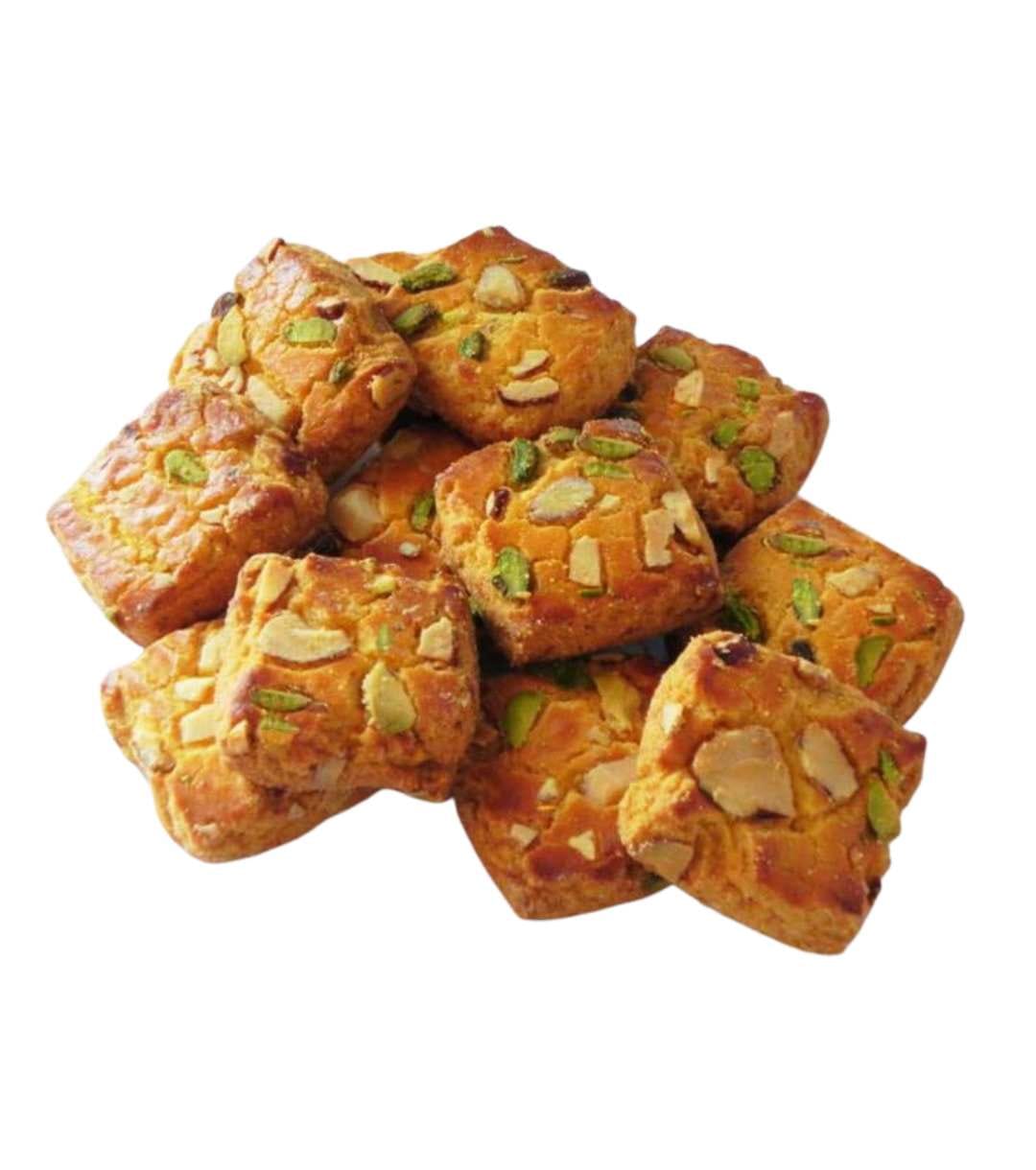 Badam Pista Cookies, 400g - Sindhi Dry Fruits
