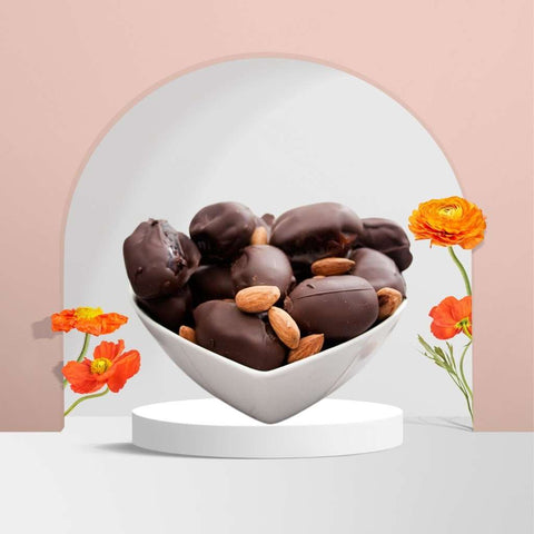 Premium Quality Chocolate Almond Dates
