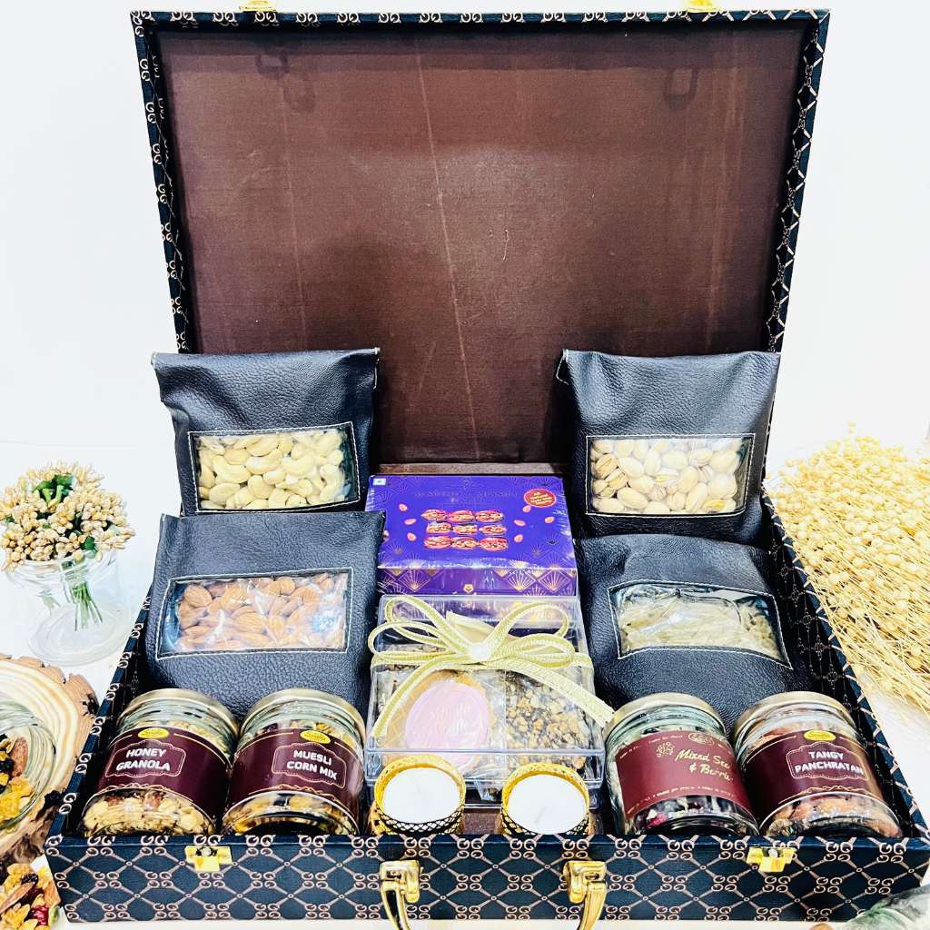 Premium Quality Assorted Dry Fruits in MDF Box