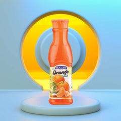 Mala's Orange Crush Bottle, refreshing fruit drink