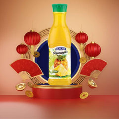 Mala's Pineapple Crush bottle on white background